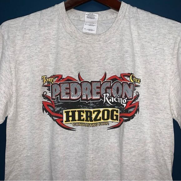 Tony Pedregon Racing Signed Tshirt Medium - Picture 2 of 7